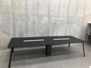 【トレンド家具】【令和テーブル】【ブラック】【ミーティング・会議】【W3200】