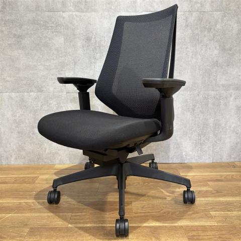 【中古】デュオラ メッシュ CRS-G3000E6N コクヨ（KOKUYO） 肘付ハイバックチェア