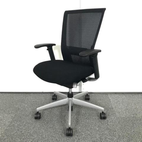 【中古】フォスターカリノチェア CRG-G1470N コクヨ（KOKUYO） 肘付ハイバックチェア