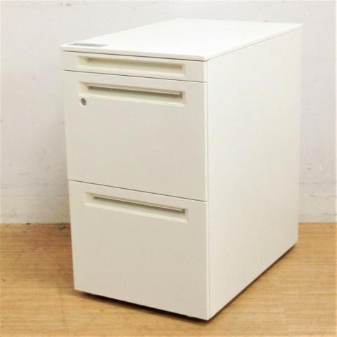 【中古】プロユニット  オカムラ（okamura） ワゴン3段