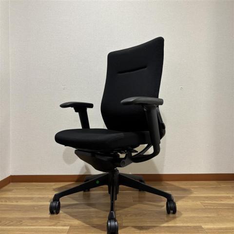 【中古】コーラルチェア CQ87MS FSF1 オカムラ（okamura） 肘付ハイバックチェア