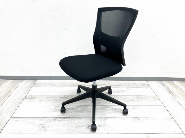 【中古】サリダ（salida）チェア YL5 イトーキ（ITOKI） 肘無ハイバックチェア