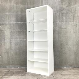 【大量入荷商品】【出し入れしやすい大容量オープンキャビネット！よく使う資料やカタログ収納にオススメ！】■オカムラ製　レクトラインシリーズ　オープン書庫　■ホワイト 【HU】【関東倉庫在庫品】【弊社使用欄：A01033181】