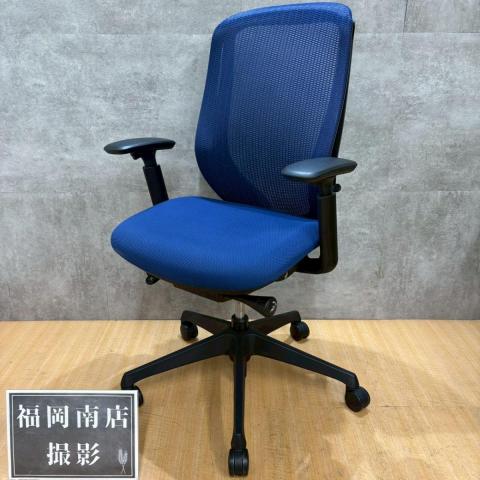 【中古】シルフィーメッシュ  オカムラ（okamura） 肘付ハイバックチェア