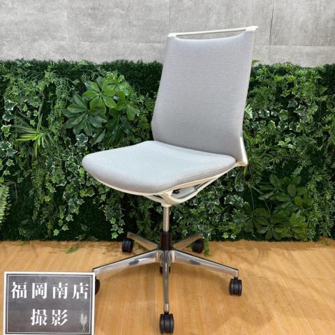 【中古】モード  オカムラ（okamura） 肘無ミドルバックチェア