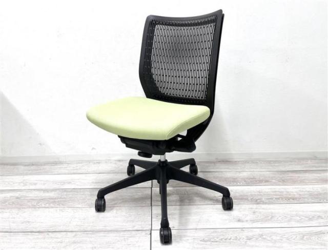 【中古】ヴィスコンテチェア CW14ZA オカムラ（okamura） 肘無ローバックチェア