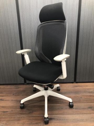 【中古】シルフィーメッシュ  オカムラ（okamura） 肘付ハイバックチェア