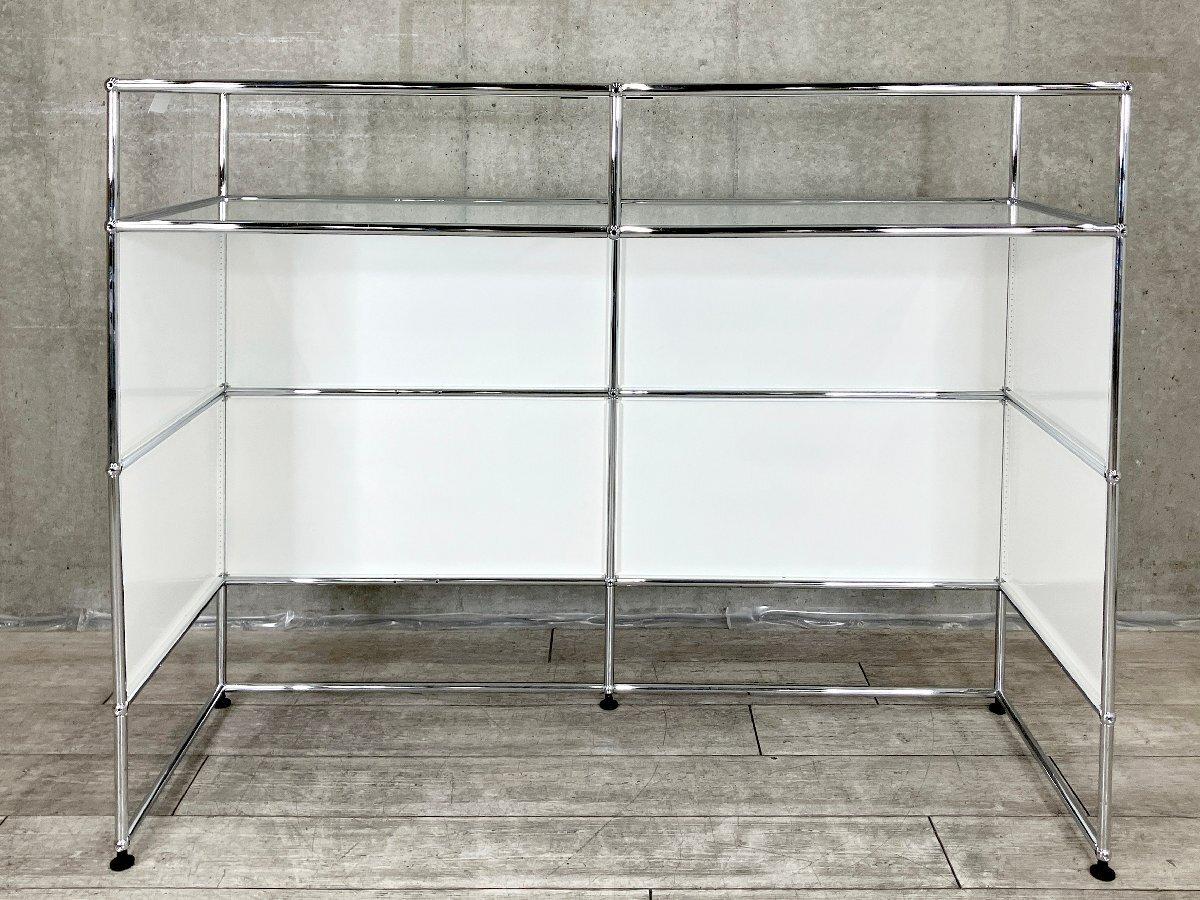 中古 USMハラー｜キャビネット テレビボード 2列2段 ピュアホワイト サイドボード 2段2列 JPQS000［ USMハラー ］ | REAL Style online shop