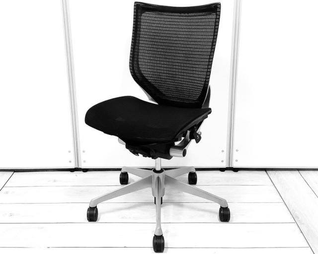 【中古】バロンチェア CP33CW FPG1 オカムラ（okamura） 肘無ローバックチェア