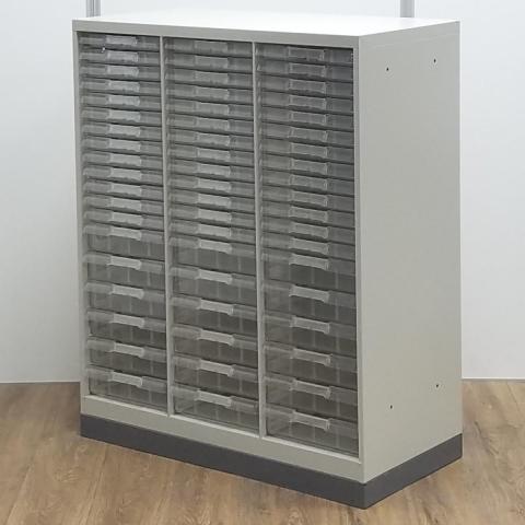 【中古】SＶ SV-BC319-L ライオン ローキャビネット／クリスタルトレー