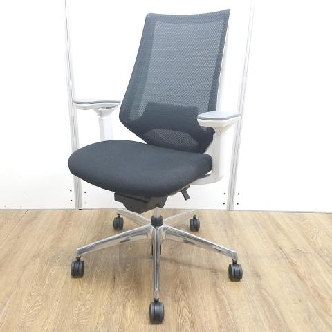 【中古】デュオラ メッシュ  コクヨ（KOKUYO） 肘付ハイバックチェア