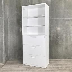 【博】【在庫お探しいたします！/予約依頼商品】コクヨ製のハイキャビネット(書庫)【エディアシリーズ/ホワイト】　＊良品を格安で！「オフィスバスターズ福岡南店」は、福岡を拠点として、全国へ中古オフィス用品・オフィス家具を提供しております。