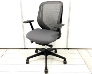 【2020年製】【肘有(固定肘/デザインアーム)/コートハンガーなし】ワークチェア アームレスト付 ブラックボディ オススメ(おすすめ) 大人気 ・Okamura/オカムラ ・Sylphy/シルフィー ※横浜本店撮影画像※