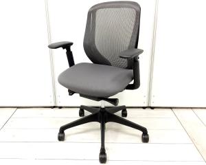 【肘有(可動肘/アジャストアーム)/コートハンガー無】ワークチェア アームレスト付 ブラックボディ オススメ(おすすめ) 大人気 ・Okamura/オカムラ ・Sylphy/シルフィー ※横浜本店撮影画像※