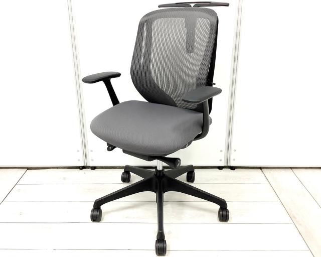 【中古】シルフィーメッシュ C642XR-FMR2 オカムラ（okamura） 肘付ハイバックチェア