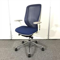【大量入荷商品】【前傾チルト機能付き！オカムラ製品で最も人気を集める高機能メッシュチェア！】■オカムラ製　シルフィー　肘付ハイバックチェア　■ブルー【OKT6】【関東倉庫在庫品】【弊社使用欄：】