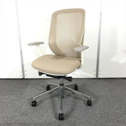 【前傾チルト機能付き！オカムラ製品で最も人気を集める高機能メッシュチェア！】■オカムラ製　シルフィー　肘付ハイバックチェア　■ベージュ【OKT8】【関東倉庫在庫品】【弊社使用欄：】