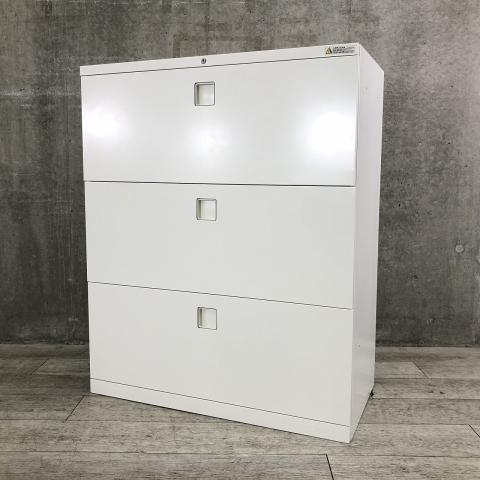 【中古】レクトライン 4BG3ZC ZA75 オカムラ（okamura） ローキャビネット／ラテラル