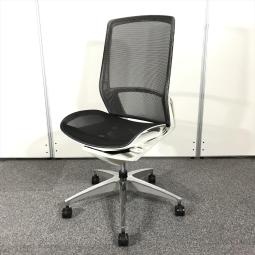 【デザインと機能性を追求したオカムラの技術の結晶！自然な姿勢で作業・リラックス可能！】■オカムラ製　フィノラ　肘無しハイバックチェア　■ブラック【OKT18】【関東倉庫在庫品】【弊社使用欄：】