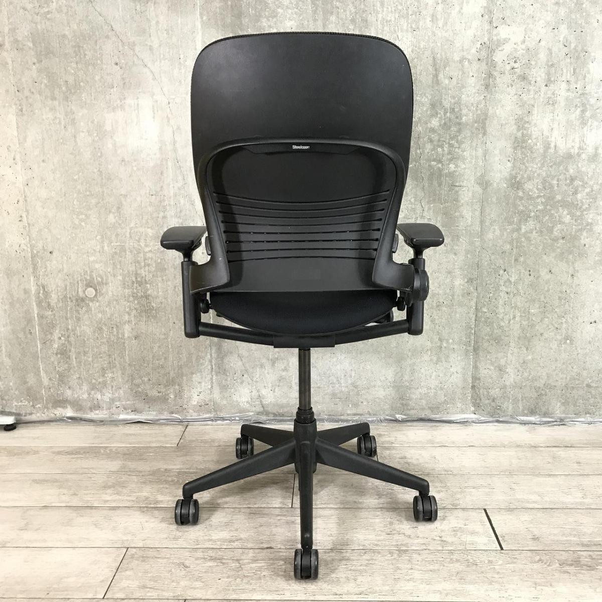 中古】リープV2 Steelcase/スチールケース 肘付ハイバックチェア 