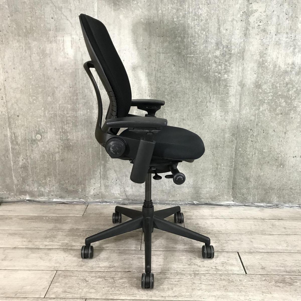 中古】リープV2 Steelcase/スチールケース 肘付ハイバックチェア 