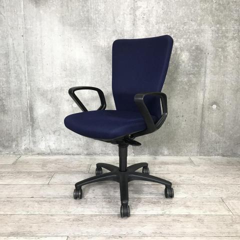 【中古】カロッツァチェア  オカムラ（okamura） 肘付ハイバックチェア