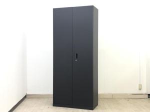 【関西倉庫在庫】イトーキ　エスキャビネット　おしゃれなブラック！　両開き　ハイキャビネット！！　こだわりのオフィス空間に　【弊社使用欄：】