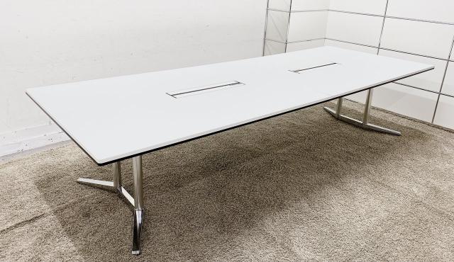 【中古】ラティオⅡ 4L289D MR76 オカムラ（okamura） ミーティングテーブル（会議机）