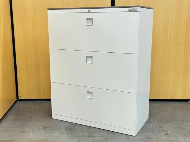 【中古】レクトライン  オカムラ（okamura） ローキャビネット／ラテラル