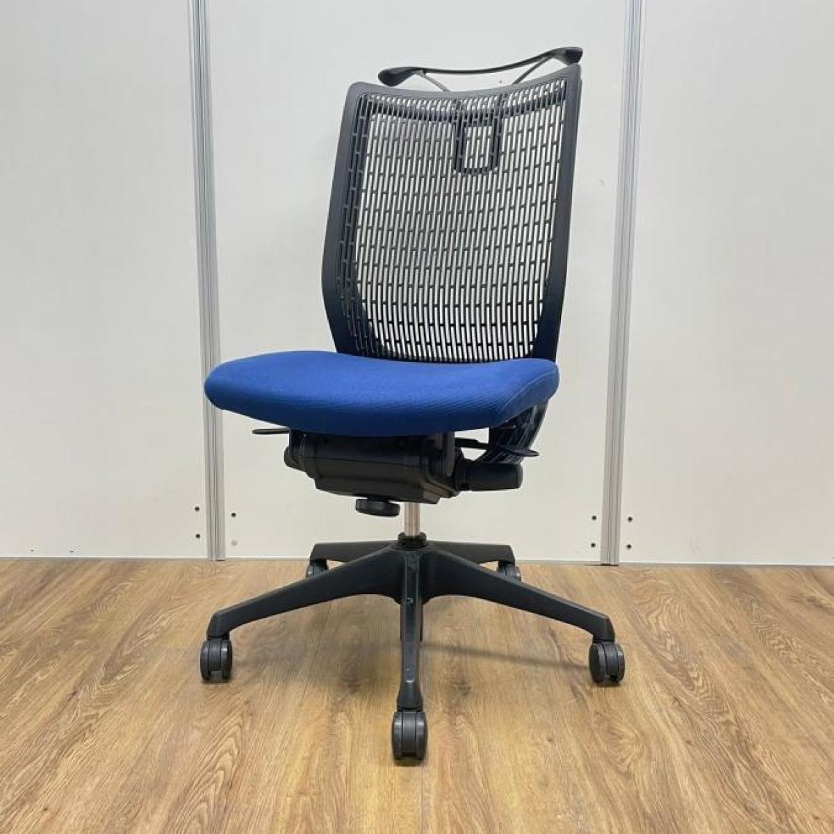 中古】ヴィスコンテチェア オカムラ/okamura 肘無ハイバックチェア