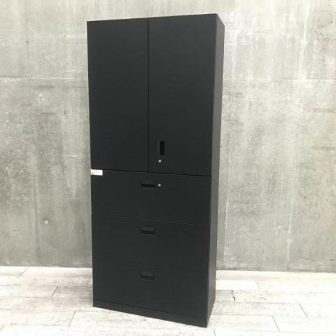 【中古】エスキャビネット  イトーキ（ITOKI） ハイキャビネット／両開き＋3段ラテラル