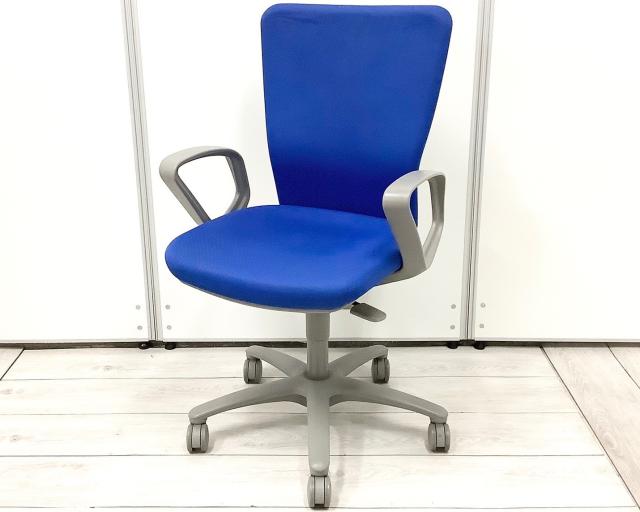 【中古】カロッツァチェア CK43ZR-FS16 オカムラ（okamura） 肘付ハイバックチェア