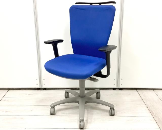 【中古】カロッツァチェア CK94ZR-FS16 オカムラ（okamura） 肘付ハイバックチェア
