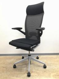 【さまざまな空間に適応する高級チェア！リクライニング機能で長時間の着座もしっかりサポート！】■ヘイワース(HAWORTH)製　X99シリーズ　肘付ハイバック　セミナーチェア　エグゼクティブチェア　■ブラック　■背面メッシュ　■可動肘　■ランバーサポート付き　■ヘッドレスト付き