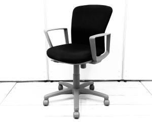 【在庫入替セール品】ワークチェア クッションタイプ ローバック グレーボディ アームレストなし オススメ(おすすめ) 大人気  ・LION/ライオン事務機器・360シリーズ ※横浜本店撮影画像※