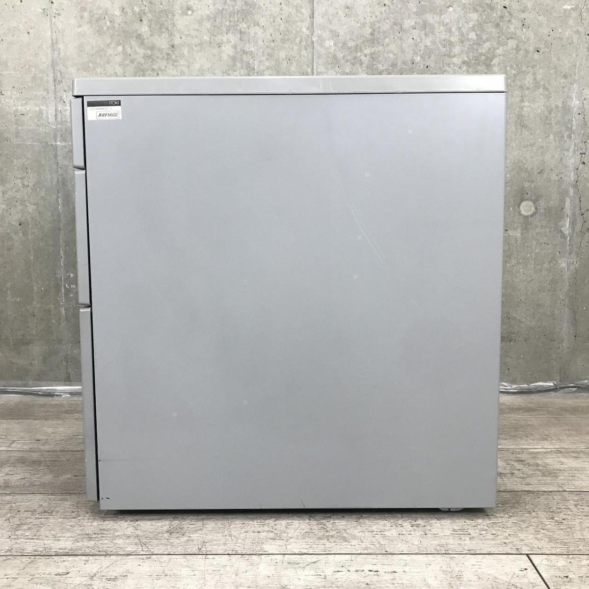 イトーキ CZワゴン 3段ワゴン 中古 キャビネット 収納家具 袖机 脇机 CZ-046MACN グレー ワゴン3段 中古｜イトーキ｜CZ｜3段ワゴン・インサイドワゴン・デスク下収納