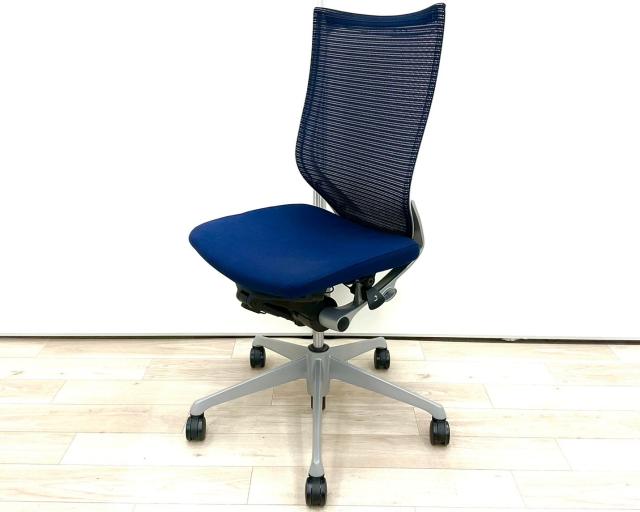 【中古】バロンチェア  オカムラ（okamura） 肘無ハイバックチェア