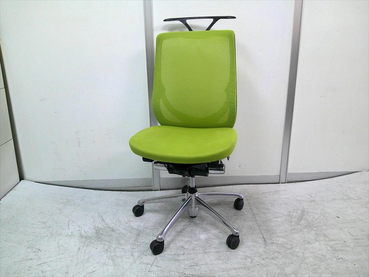 【人間工学に基づいた快適な座り心地！体の動きを自然にサポート！】 ■オカムラ（okamura）製　ゼファーチェア (Zephyr)　ハイバック　肘無し　■背面メッシュ　ハンガー付　■グリーン×ブラックシェル【倉庫在庫品】【TH】
                        ゼファー（メッシュ）
                                    中古
            