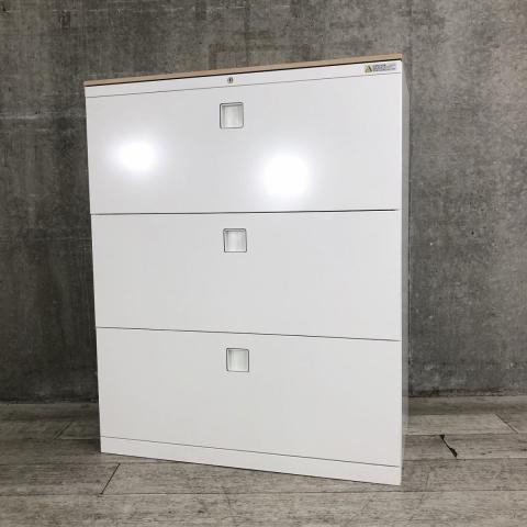 【中古】レクトライン 4BG3ZC ZA75 オカムラ（okamura） ローキャビネット／ラテラル