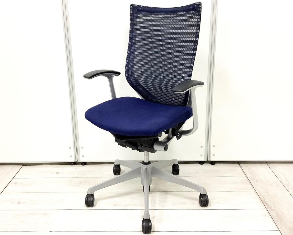 スタンダードメッシュ 高級感のある会議室　ブラックフレーム アームレスト付 デザインアーム　固定肘 オススメ(おすすめ) 大人気  ・Okamura/オカムラ ・Baron/バロン ※横浜本店撮影画像※
                        バロンチェア
                                    中古
            