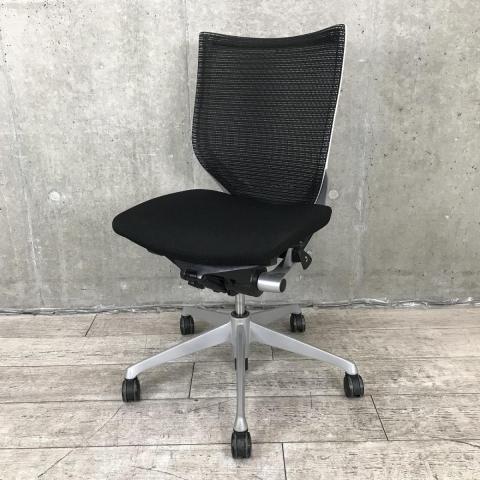 【中古】バロンチェア CP33DWFDF1 オカムラ（okamura） 肘無ローバックチェア