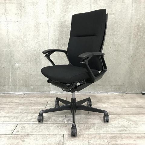 【中古】デュークチェア CZ55ZR オカムラ（okamura） 肘付ハイバックチェア