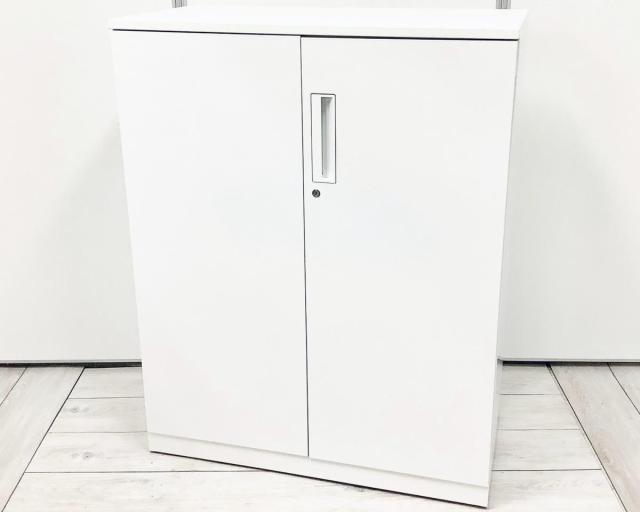 【使いやすさで選ぶならコレ！高品質でお得なKOKUYO商品！】■コクヨ　エディアシリーズ　両開き書庫　ホワイト天板付　■フラットで美しいデザインが人気！【KOKUYO　EDIA】【在庫入替セール品！】