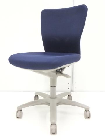 【中古】カロッツァチェア CK33GR-FS19 オカムラ（okamura） 肘無ローバックチェア