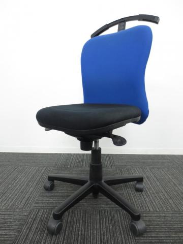 【中古】カプティ KC-HB92SL BL プラス（PLUS） 肘無ローバックチェア