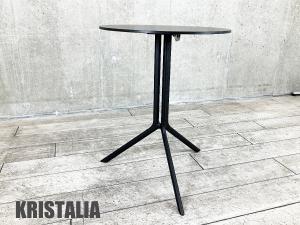 KRISTALIA/ クリスタリア 　POULE / ポール カフェテーブル 　ブラック　パトリック・ノルゲ