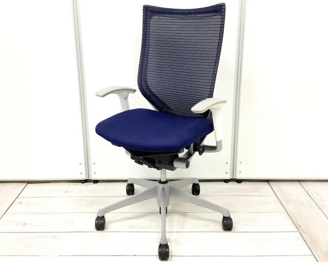 【中古】バロンチェア CP85DW-FPG4 オカムラ（okamura） 肘付ハイバックチェア
