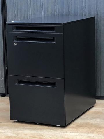 【中古】アドバンス  オカムラ（okamura） ワゴン3段