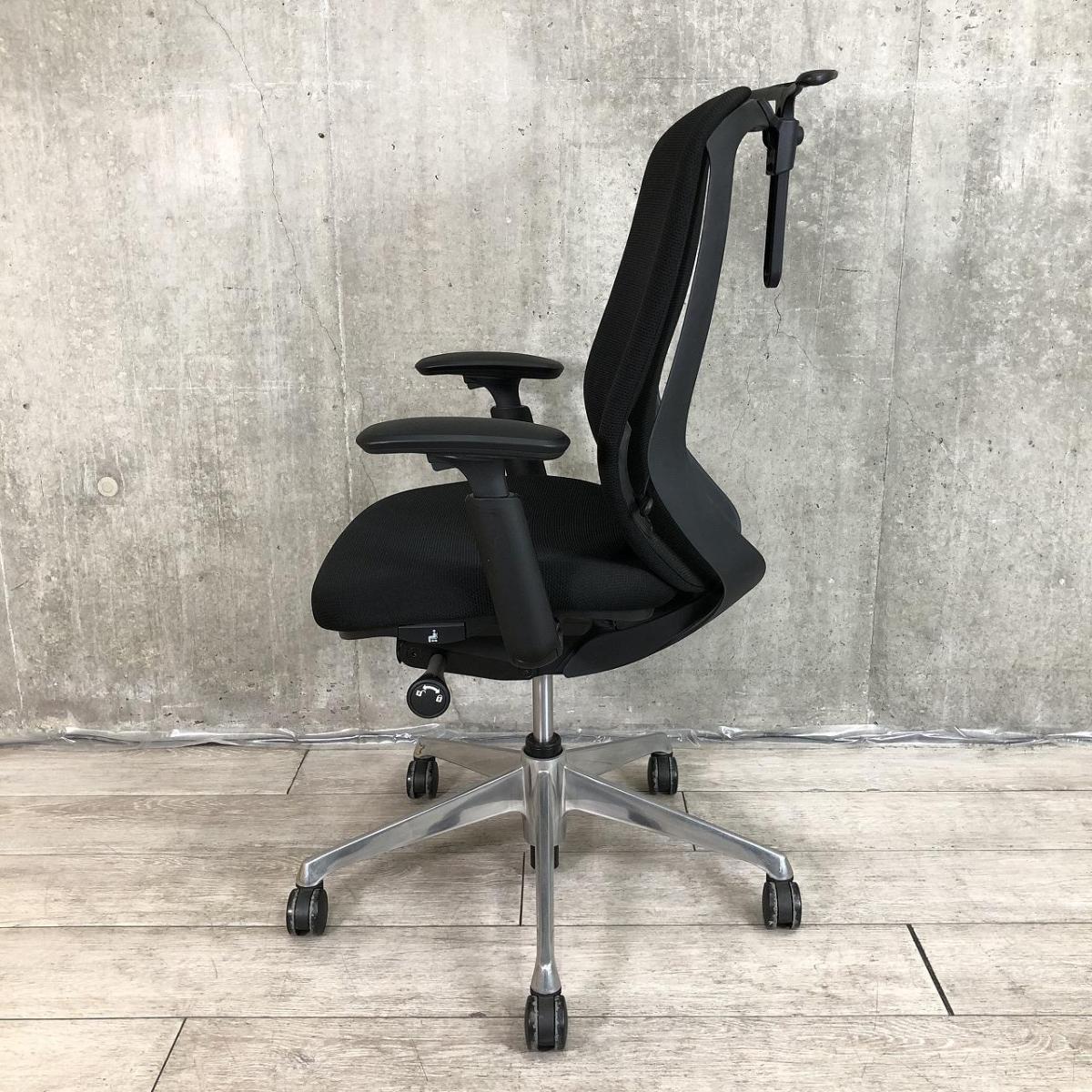 中古】シルフィー C688BR FSF1 オカムラ/okamura 肘付ハイバックチェア