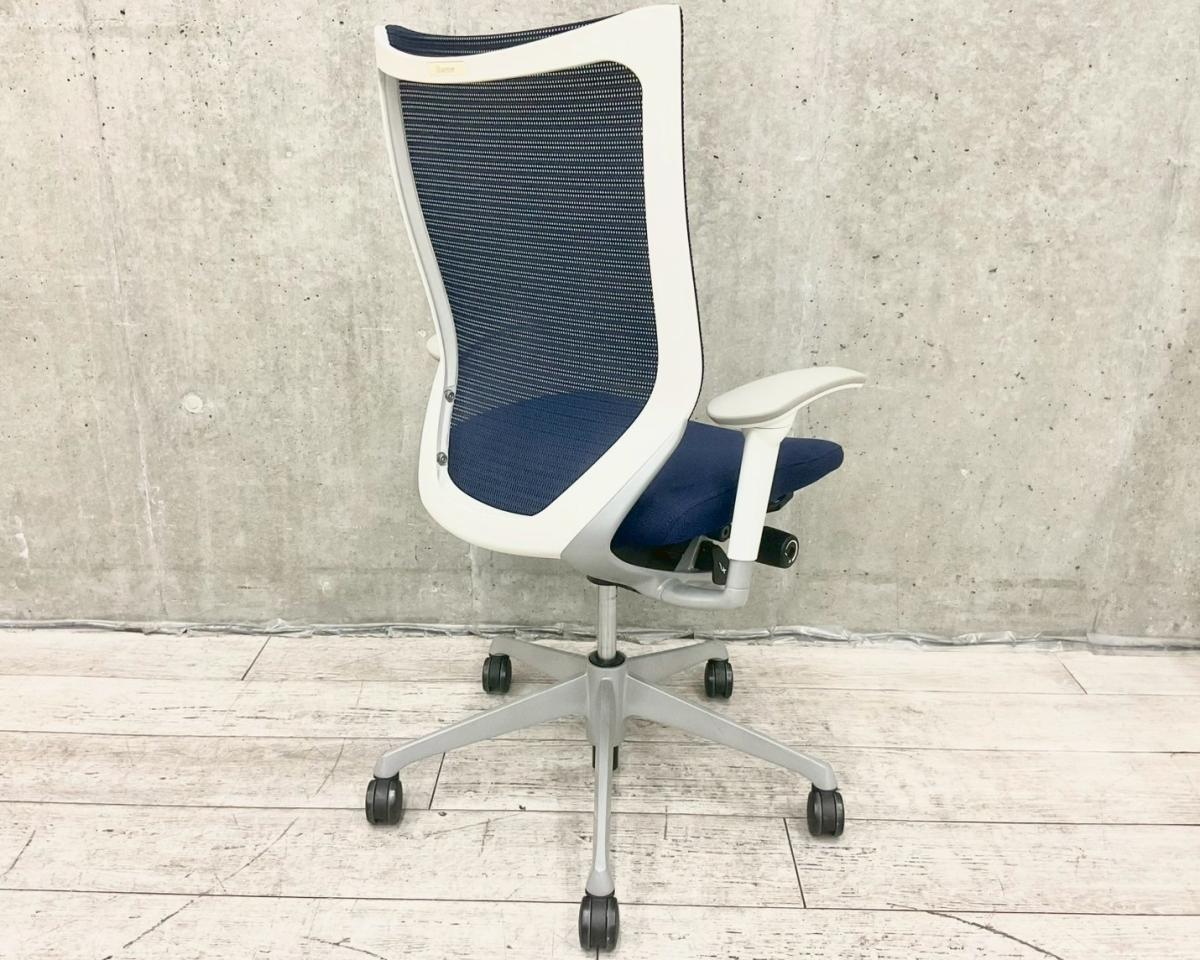 中古】バロンチェア オカムラ/okamura 肘付ハイバックチェア 563727 